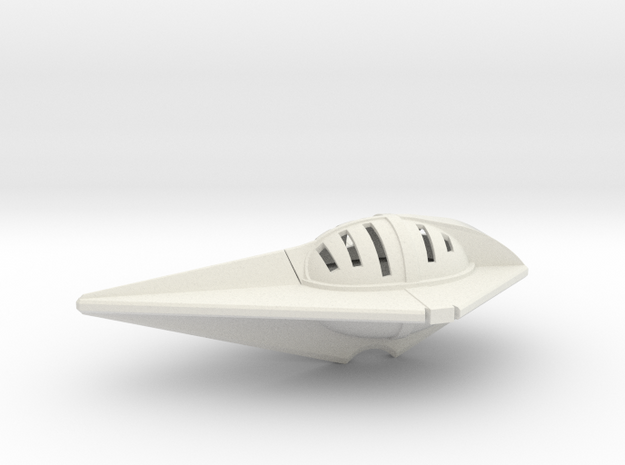 Smallville - Spaceship - Pre-Flight in White Natural Versatile Plastic
