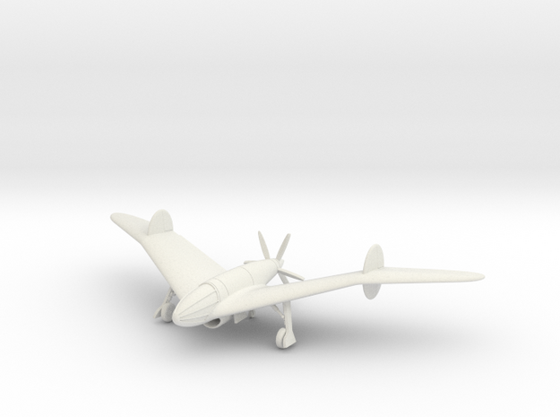 1/144 Arsenal VB.10 Flying wing 2nd configuration in White Natural Versatile Plastic