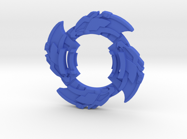 Beyblade Griffolyon | Anime Attack Ring in Blue Processed Versatile Plastic