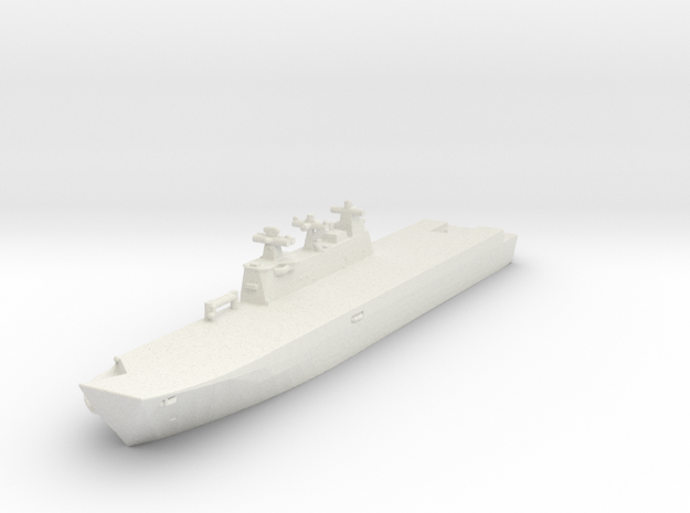 HMAS Canberra L02 in White Natural Versatile Plastic: 1:2400