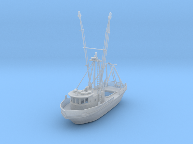 Shrimp Boat 1 Nscale in Tan Fine Detail Plastic