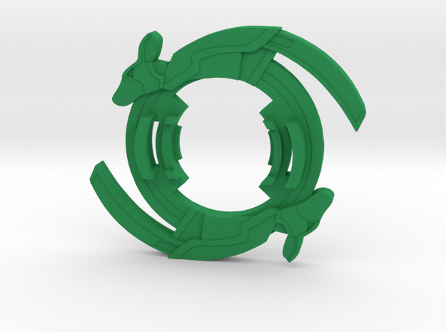 Beyblade Thunderoo | Anime Attack Ring in Green Processed Versatile Plastic
