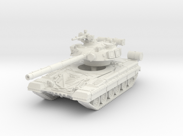 T-80 early 1/76 in White Natural Versatile Plastic