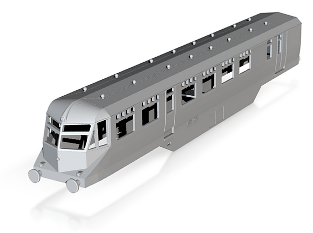 0-148fs-gwr-railcar-33-1a in Tan Fine Detail Plastic
