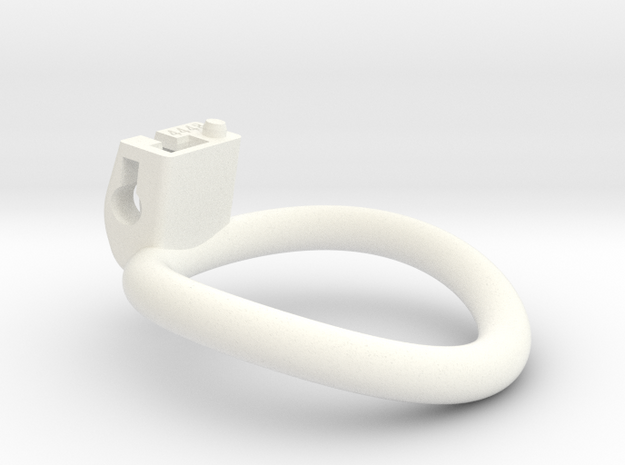 Cherry Keeper Ring G2 - 44x48mm Tall Oval (~46mm) in White Processed Versatile Plastic