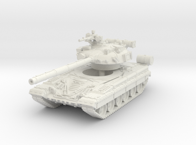 T-80B early 1/76 in White Natural Versatile Plastic