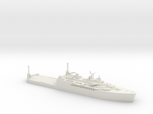 1/700 Scale AV-7 USS Currituck in White Natural Versatile Plastic