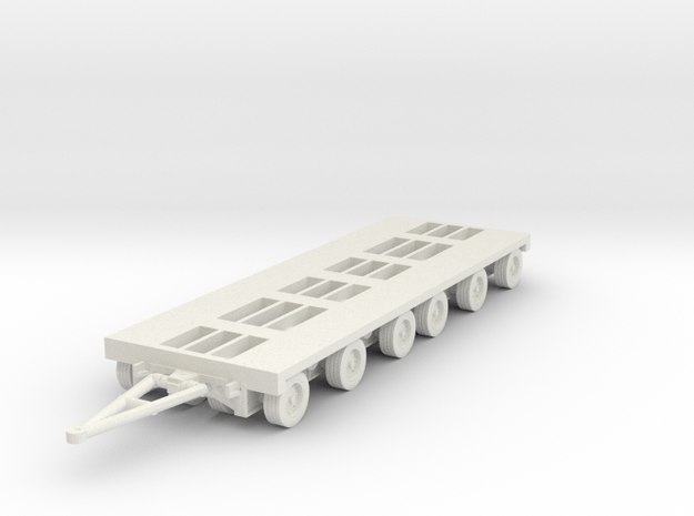 Culemeyer Trailer 6 axis 1/76 in White Natural Versatile Plastic