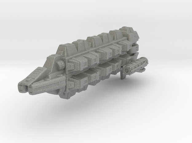 Klingon Military Freighter 1/2500 in Gray PA12
