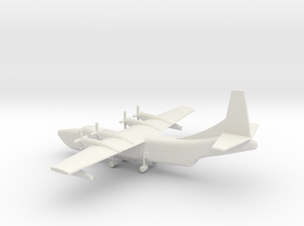 1/700 Scale Convair R3Y Tradewind w Gear in White Natural Versatile Plastic