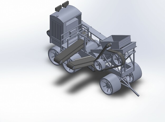 MEDIUM ROLL CRUSHER in Tan Fine Detail Plastic