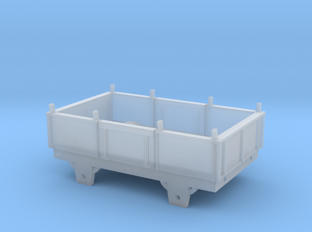 Broad Gauge Iron Box Truck (N Scale) in Tan Fine Detail Plastic