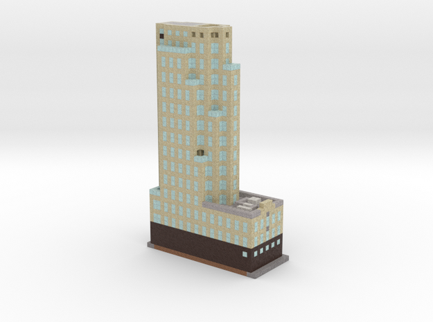 Minecraft Skyscraper in Natural Full Color Sandstone