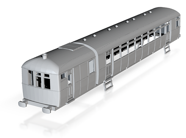 o-120fs-lner-sentinel-d89-railcar in Tan Fine Detail Plastic