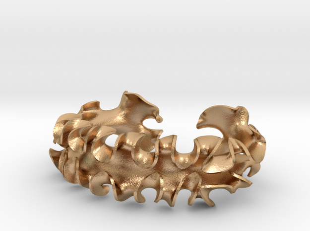 bracelet Flos in Natural Bronze