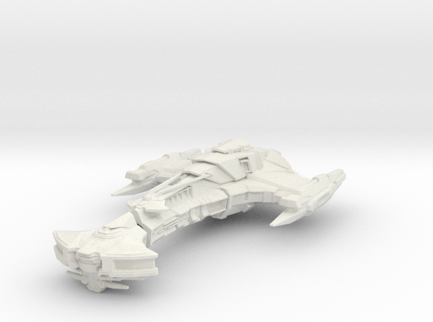 Klingon Bortasqu' Class (w/o BOP) 1/4800 in White Natural Versatile Plastic