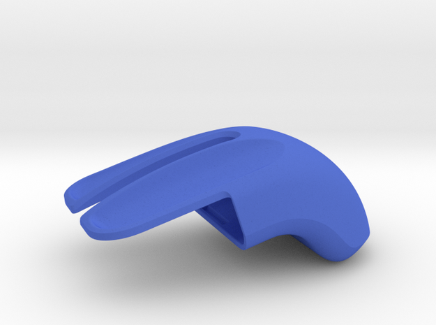 Support Mouse Tail - small in Blue Processed Versatile Plastic
