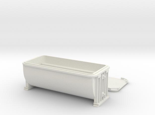 18 foot Anvil ore container in White Natural Versatile Plastic: 1:48 - O