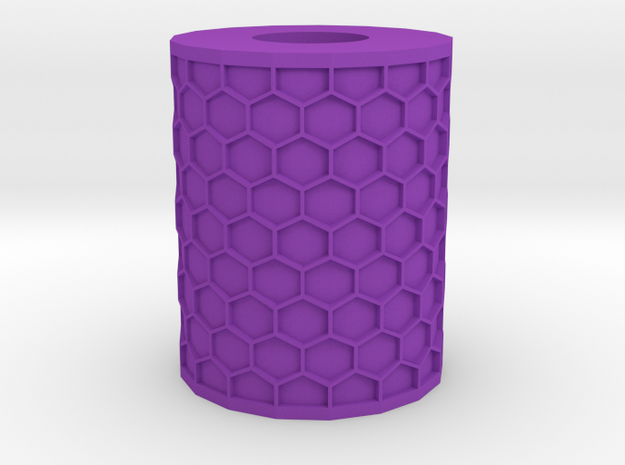 honeycomb bead in Purple Processed Versatile Plastic