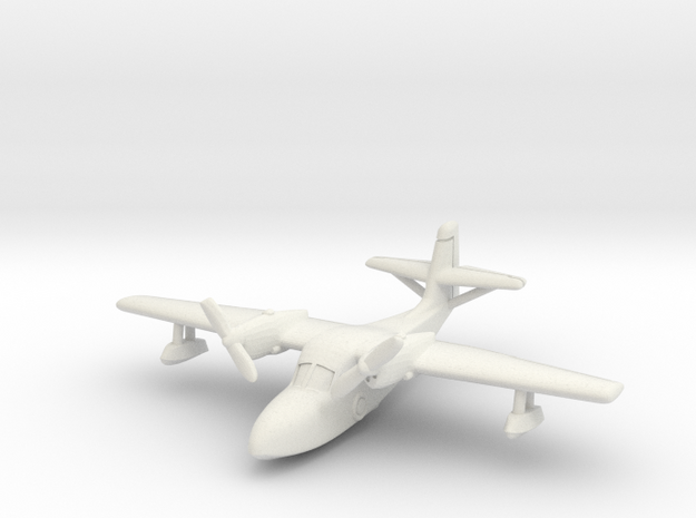 Grumman J4F Widgeon (In flight) 1/144 in White Natural Versatile Plastic