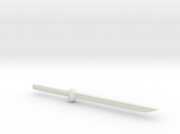 sword2 in White Natural Versatile Plastic