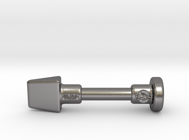 Foundryman's Keyering in Processed Stainless Steel 316L (BJT)