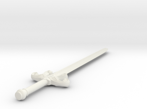 Sword of the Ancients in White Natural Versatile Plastic
