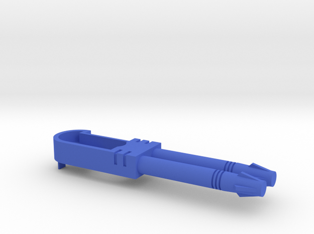 Starcom - Vampire - Gattling gun R in Blue Processed Versatile Plastic