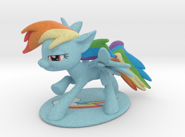 My Little Pony - Rainbow Dash Posed in Standard High Definition Full Color