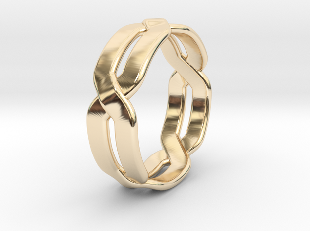 Intwined Infinity Ring in 14K Yellow Gold: 6.5 / 52.75
