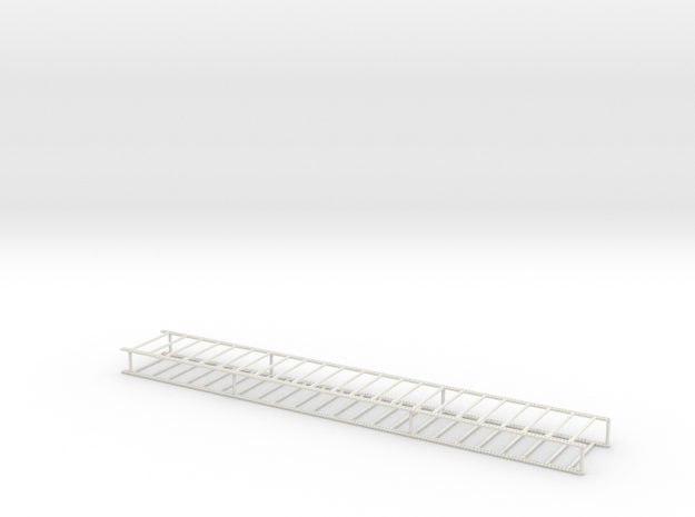 1/64 24' Silage Bed Floor Chain in White Natural Versatile Plastic