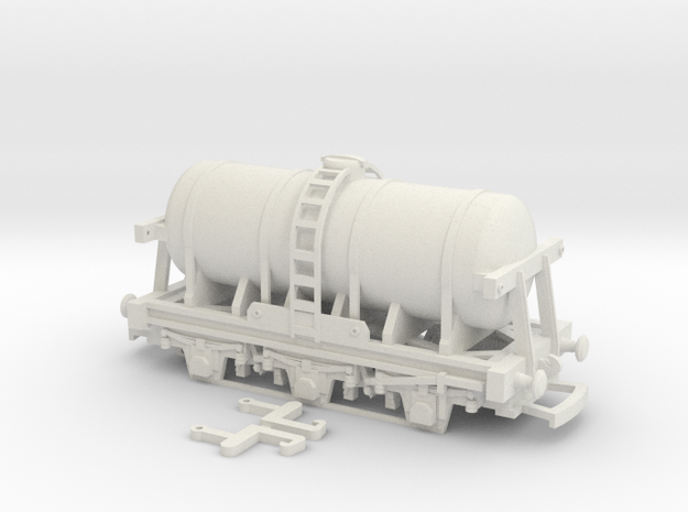 HO/OO GWR 6-wheel Tanker Chain in White Natural Versatile Plastic