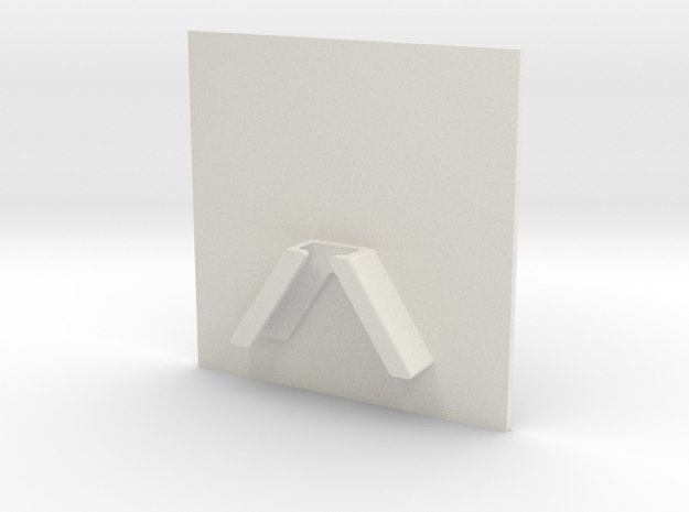 dreieck 43x43 in White Natural Versatile Plastic