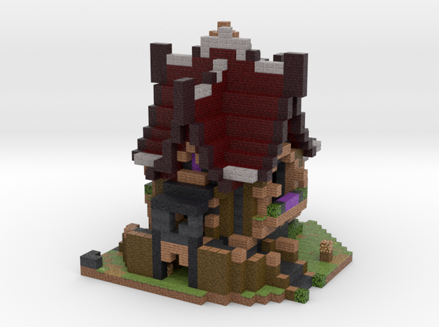 Minecraft Fantasy House 2 in Natural Full Color Sandstone