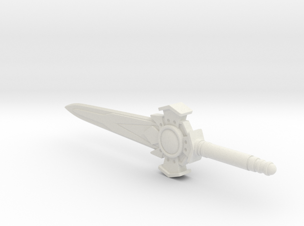 Randor 200X Sword (Motu Classics) in White Natural Versatile Plastic