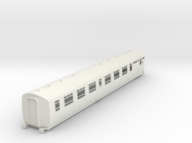 o43-lner-tourist-open-third-brake-coach in White Natural Versatile Plastic