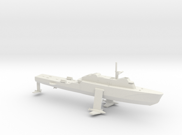 1/ 144 Scale USS Plainview AGEH-1 in White Natural Versatile Plastic