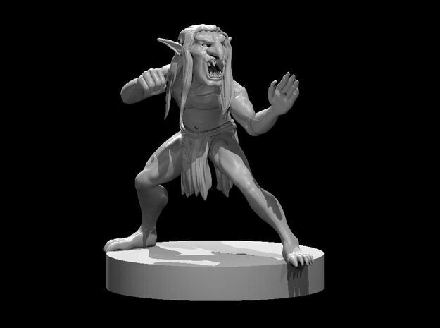 Goblin Monk Feral in Tan Fine Detail Plastic