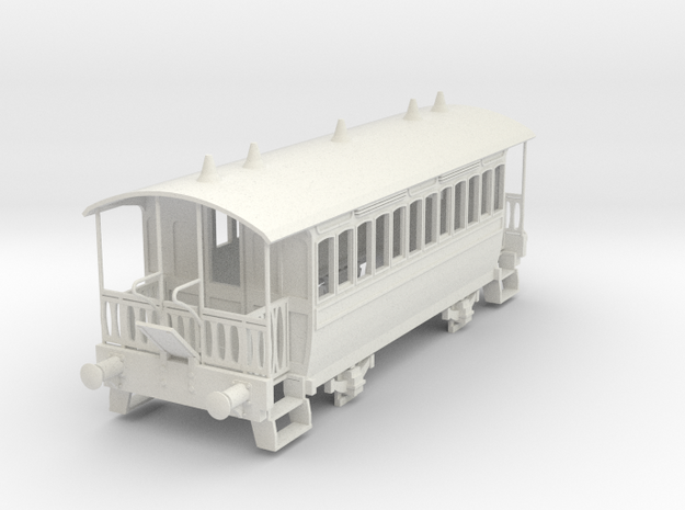 m-43-wisbech-tram-coach-1 in White Natural Versatile Plastic