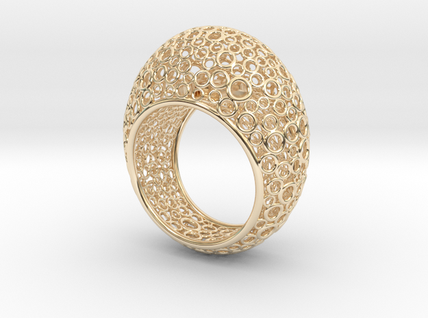 Bague Champagne Bubble in 14K Yellow Gold: 5 / 49