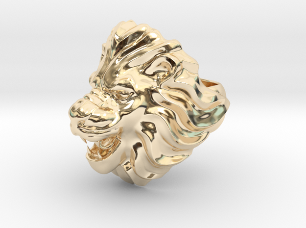 Bague Lion's Pride in 14K Yellow Gold: 5 / 49