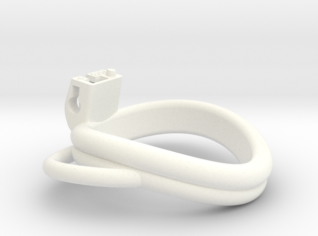 Cherry Keeper Ring G2 - 52x58mm Dbl -6° ~55mm LH in White Processed Versatile Plastic