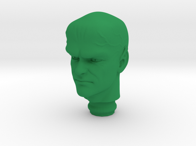 Mego Thing From Another World Custom Head in Green Processed Versatile Plastic