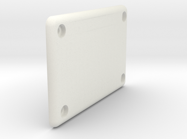 F-Body Center Console Accessory Switch Faceplate  in White Natural Versatile Plastic