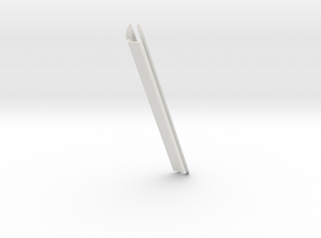 Endeavour 24 / 255mm long in White Natural Versatile Plastic