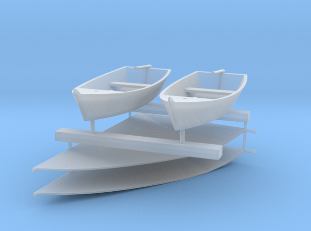 Jacht Type A H0 1:87 in Tan Fine Detail Plastic