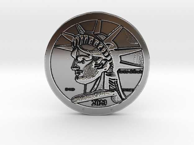 Liberty from Corrupt-O-Currency 2023 in Antique Silver