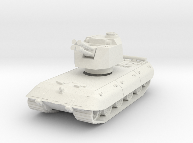 Flakpanzer E-100 37mm 1/87 in White Natural Versatile Plastic