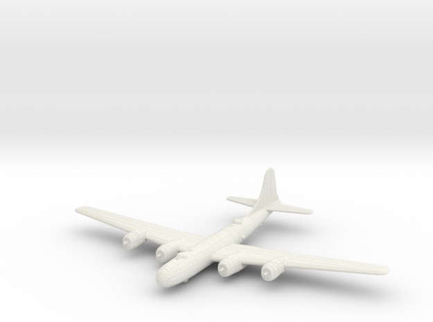 1/200 Boeing B-29 Superfortress in White Natural Versatile Plastic