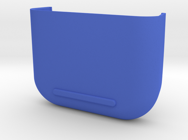Flat Mouse Tail with slope in Blue Processed Versatile Plastic